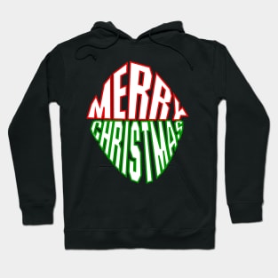 Merry Christmas in circle Hoodie